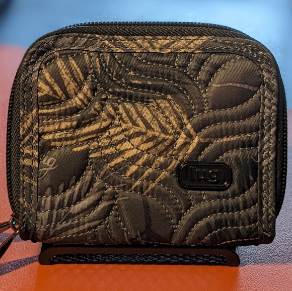 Lug Splits Compact RFID Wallet - Tropical Fog, EUC โจDISCONTINUED!โจ - Picture 1 of 8